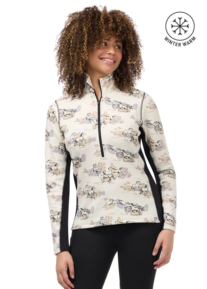 Soft Haven Plush Fleece Half Zip Top