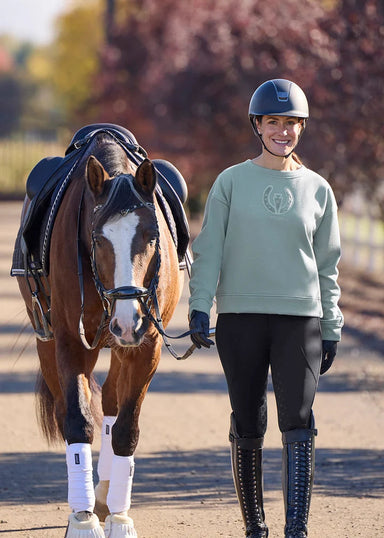 Cozy Crest Plush Fleece Sweatshirt  