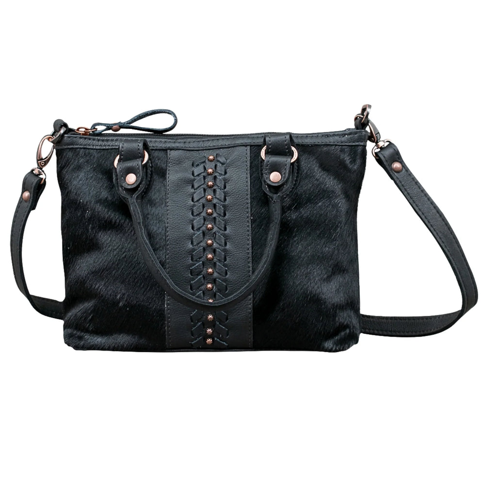 CowTown Small Zip Top Convertible Satchel  