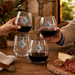 Concho Stemless Wine Glasses - Set of 4  