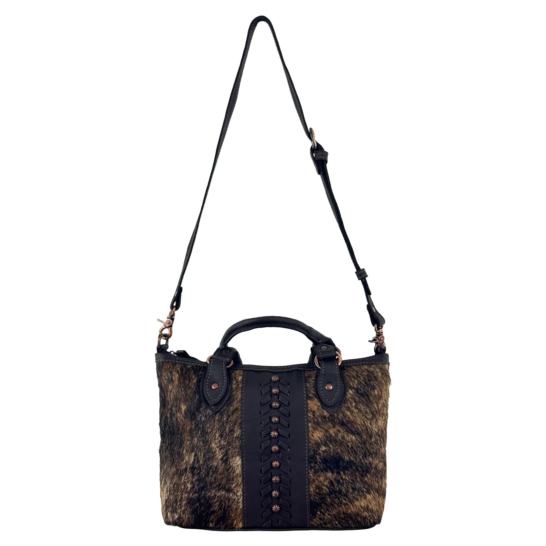 CowTown Small Zip Top Convertible Satchel  