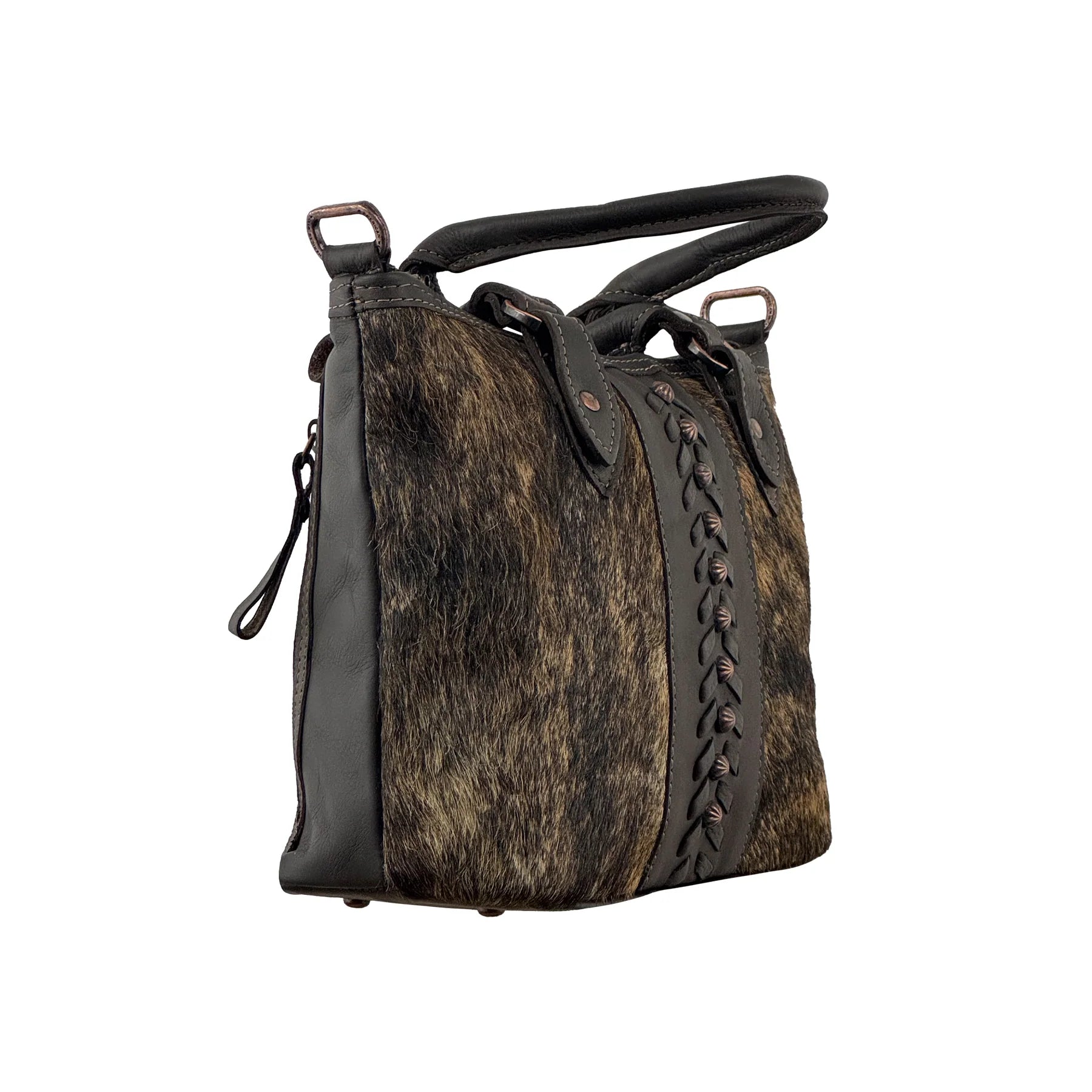 CowTown Small Zip Top Convertible Satchel  
