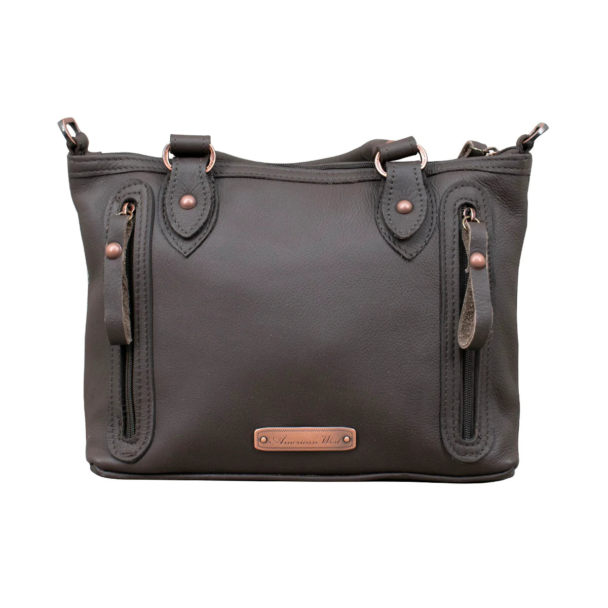 CowTown Small Zip Top Convertible Satchel  
