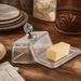 Glass Butter Dish - Concho  