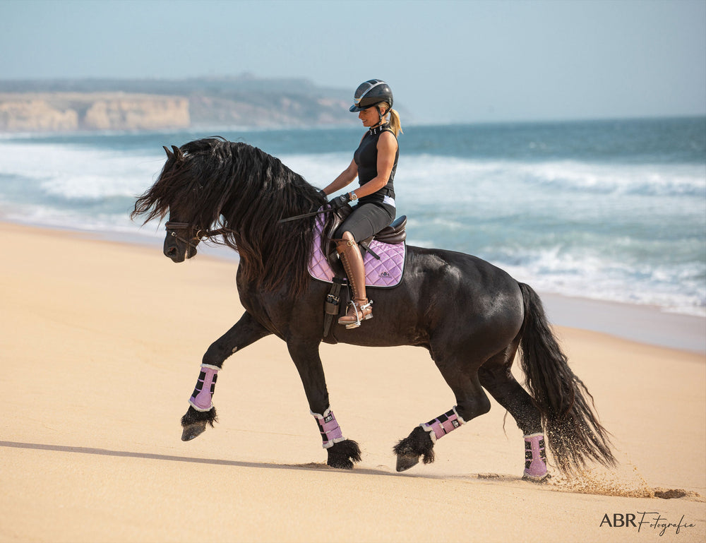 Lavender Saddle Pad Set