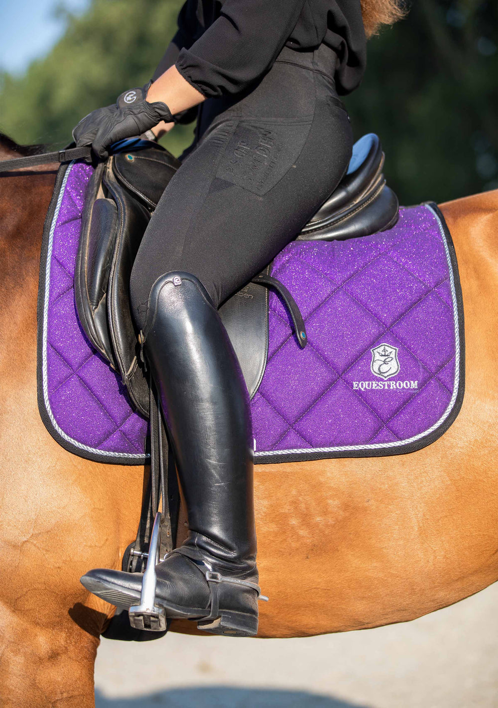 Purple Amethyst Saddle Pad - Equine Exchange Tack Shop