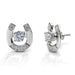 Kelly Herd Horseshoe Jacket Stud Earrings In Sterling Silver - Equine Exchange Tack Shop