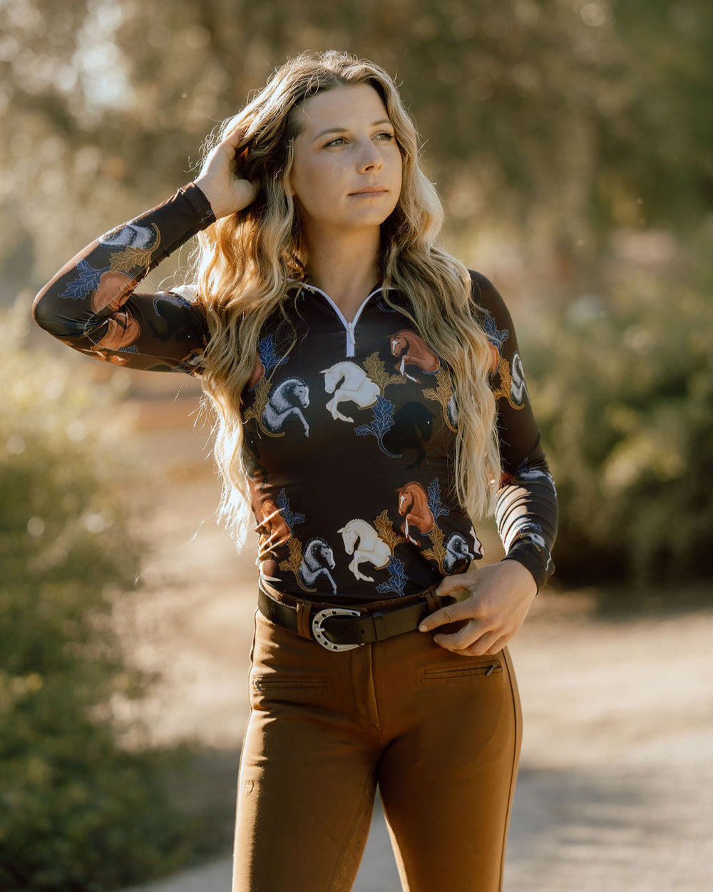 Impulsion & Straightness SARAH Schooling Shirt - Equine Exchange Tack Shop