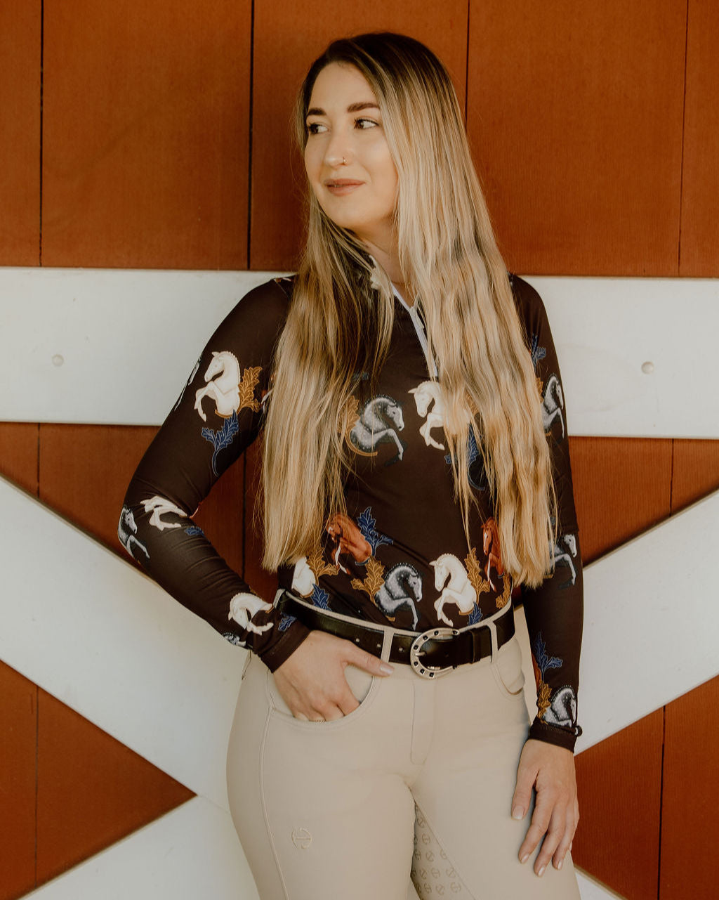 Impulsion & Straightness SARAH Schooling Shirt - Equine Exchange Tack Shop