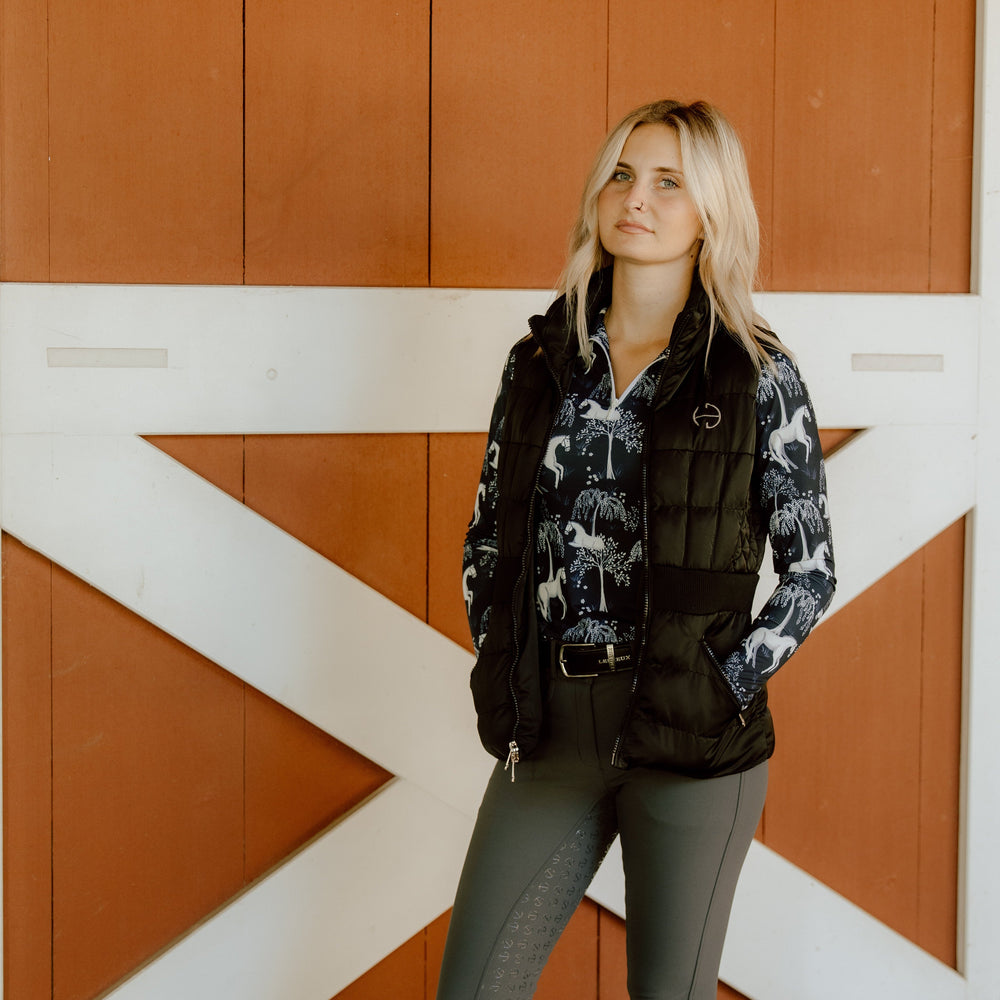 Maeve Quilted Puffer Vest - Equine Exchange Tack Shop