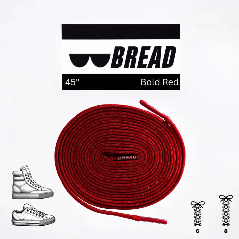 Bold Red Elastic Shoelaces