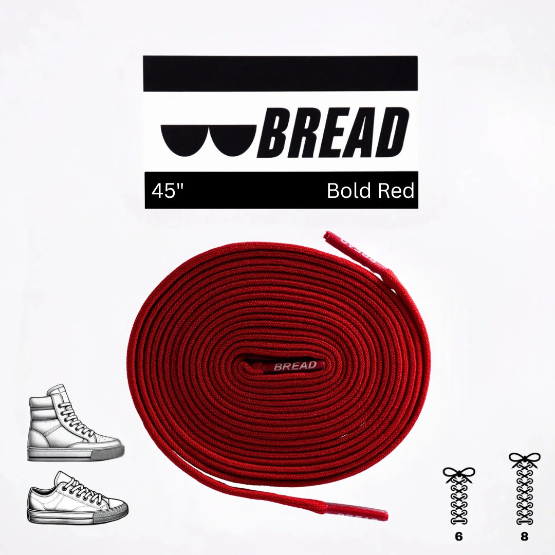 Bold Red Elastic Shoelaces  