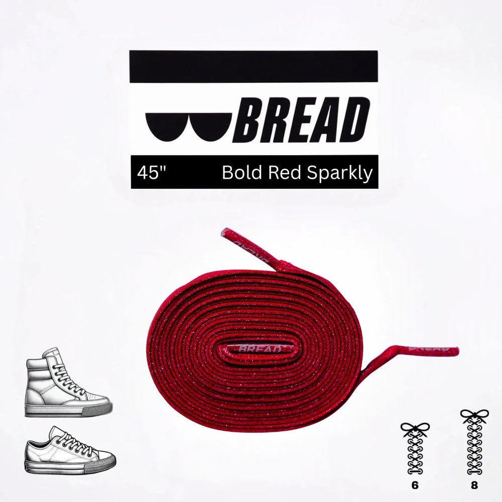 Bold Red Elastic Shoelaces