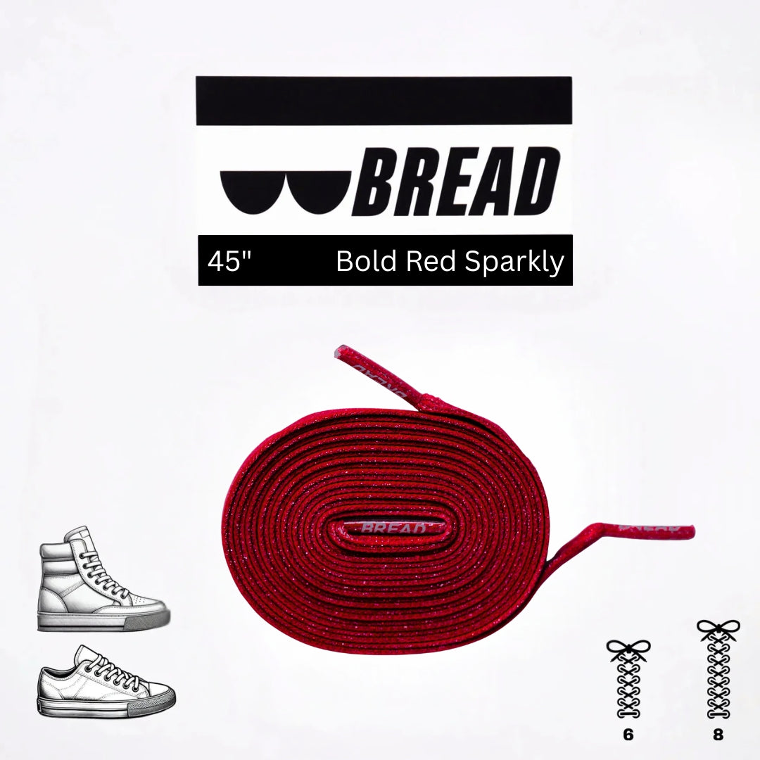 Bold Red Elastic Shoelaces  