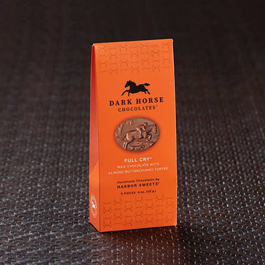 Milk Chocolate Almond Buttercrunch Full Cry Gable box - Equine Exchange Tack Shop