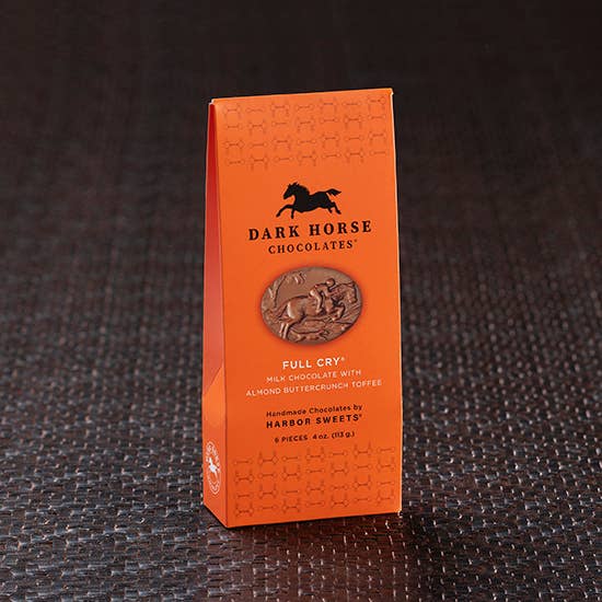 Milk Chocolate Almond Buttercrunch Full Cry Gable box - Equine Exchange Tack Shop