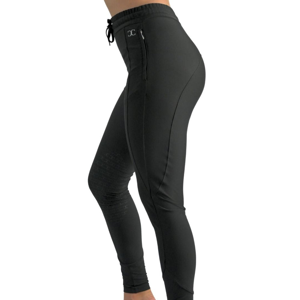 Drawstring Breeches in Black - Equine Exchange Tack Shop