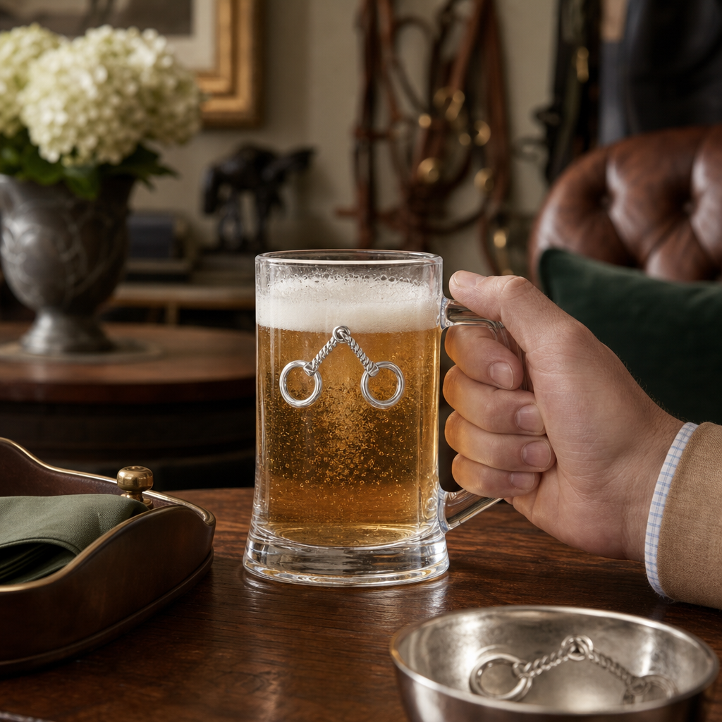 Equestrian Bit Beer Mugs - Set of 2  