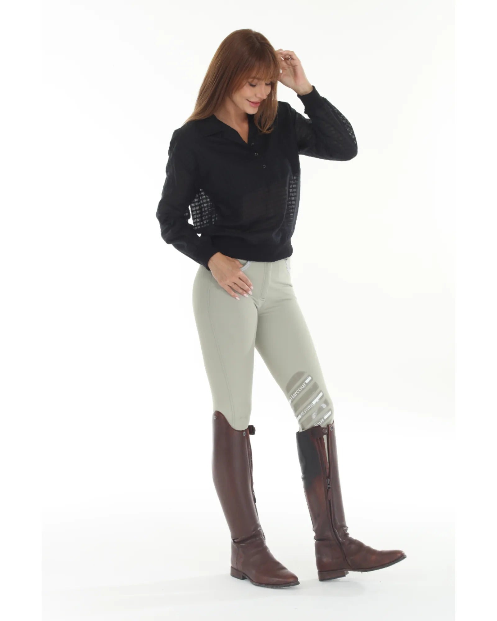 BellEq™ SUNDAE Women's Blouse - Blackberry - Equine Exchange Tack Shop