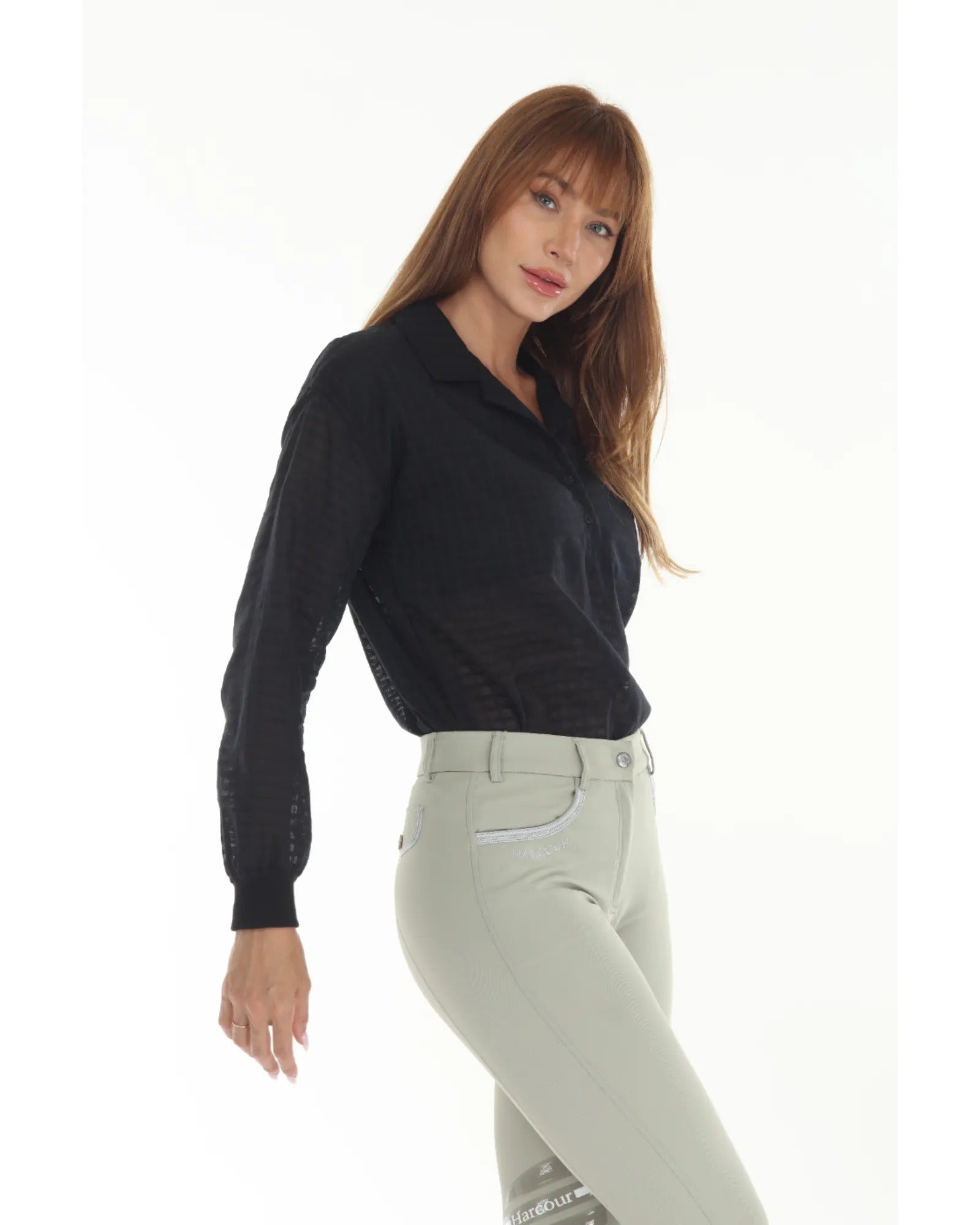 BellEq™ SUNDAE Women's Blouse - Blackberry - Equine Exchange Tack Shop