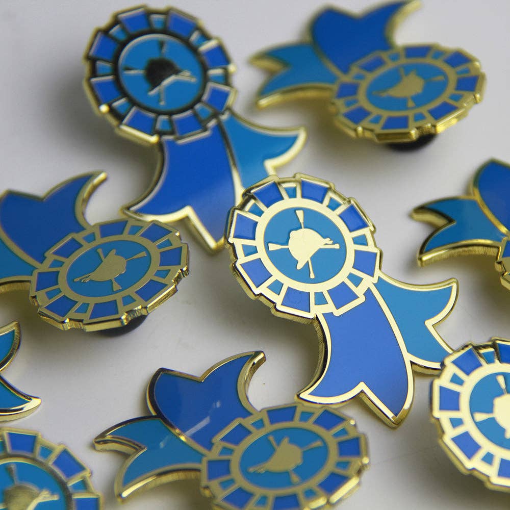 Winner Pony Pin - Equestrian Blue Ribbon Lapel Pin for Gift - Equine Exchange Tack Shop