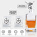 Longhorn Decanter Set with Pair of Glasses  