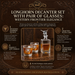 Longhorn Decanter Set with Pair of Glasses  