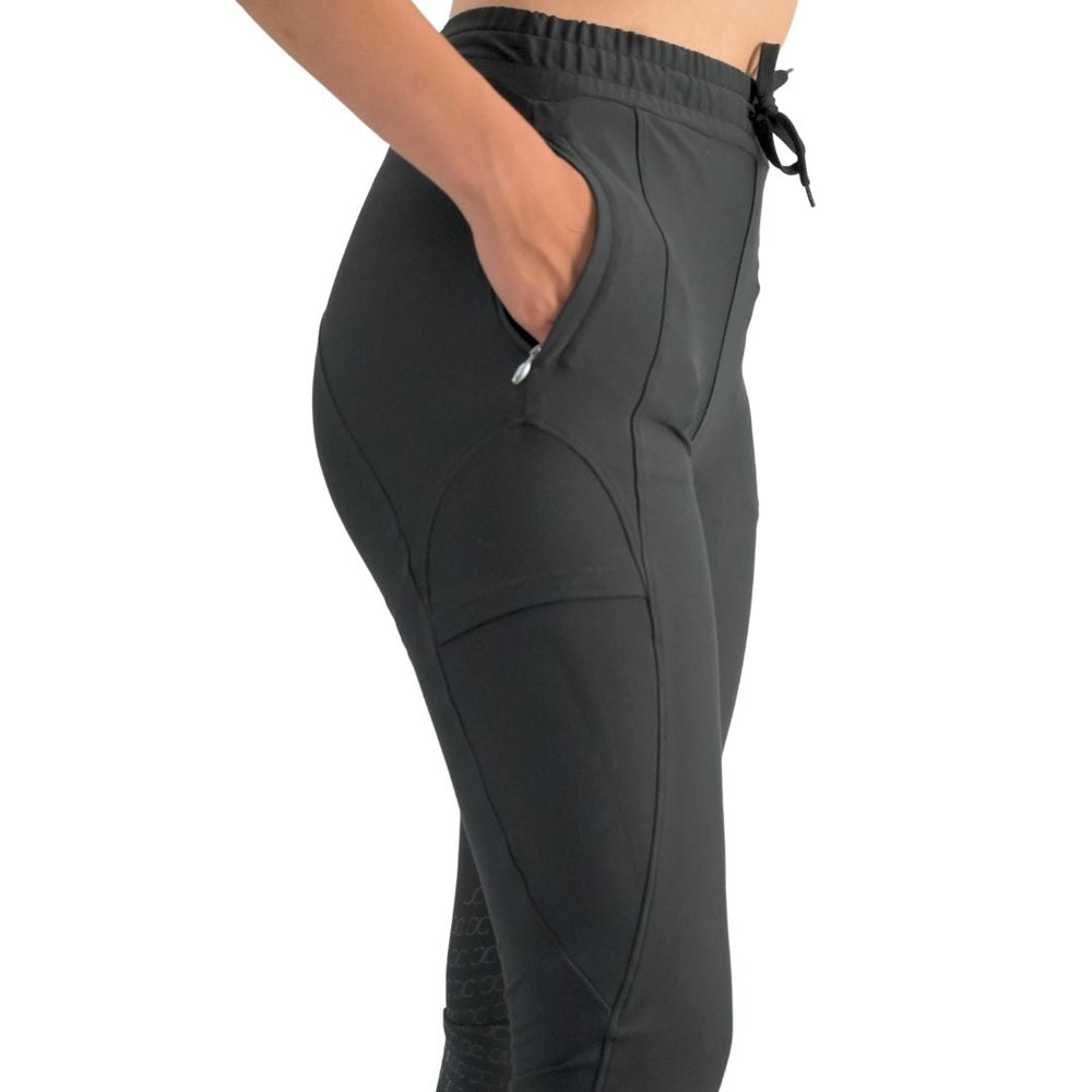 Drawstring Breeches in Black - Equine Exchange Tack Shop