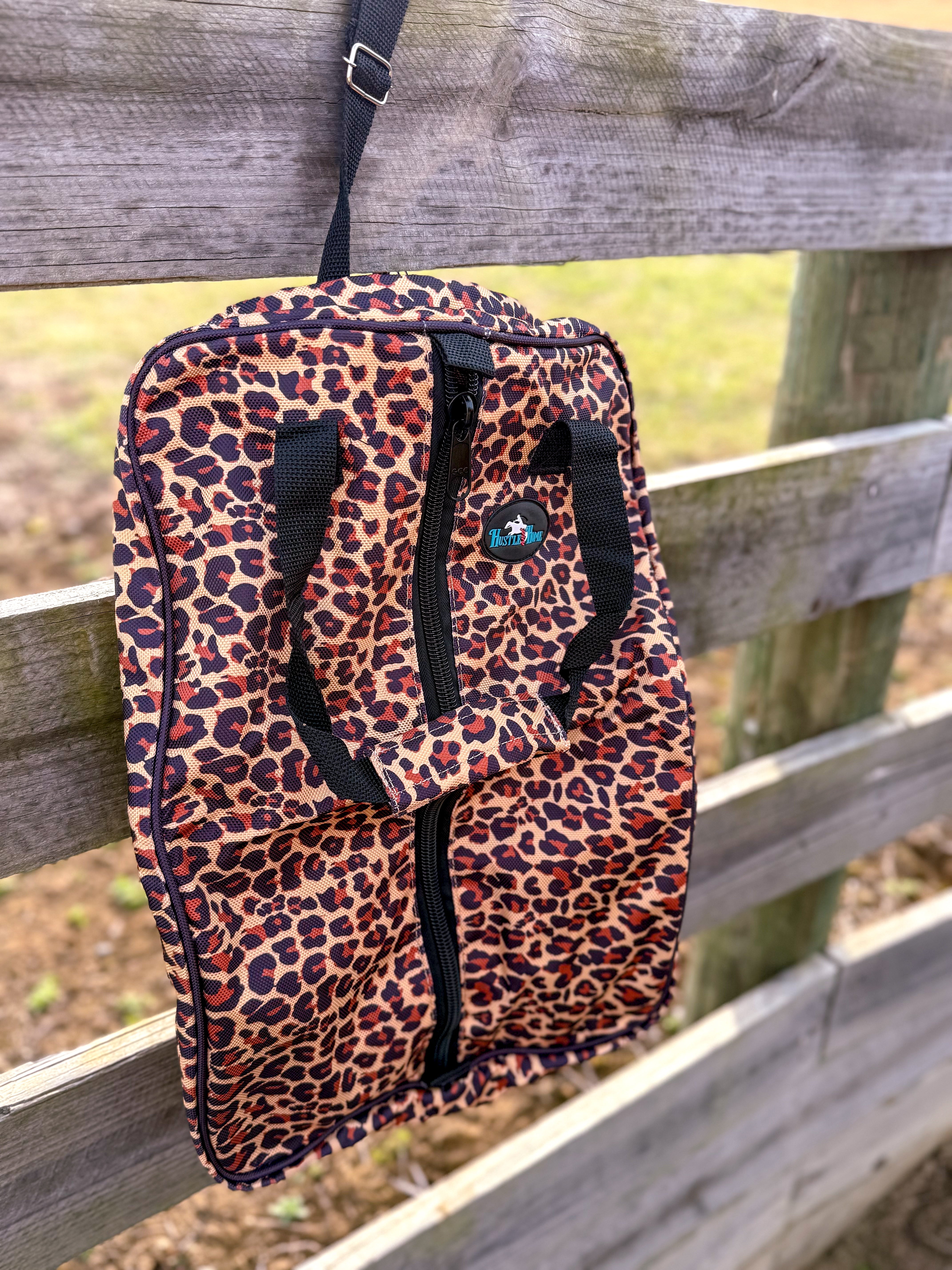 Luxury Tack Bag - Leopard  