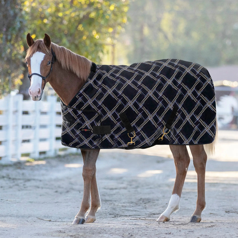 1200D 180G Medium Weight Waterproof & Breathable Adjustable Yearling Winter Turnout Blanket - Equine Exchange Tack Shop