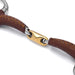 Eggbutt Lozenge Leather Covered Snaffle - Equine Exchange Tack Shop