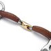 Baucher Lozenge Leather Covered Snaffle - Equine Exchange Tack Shop