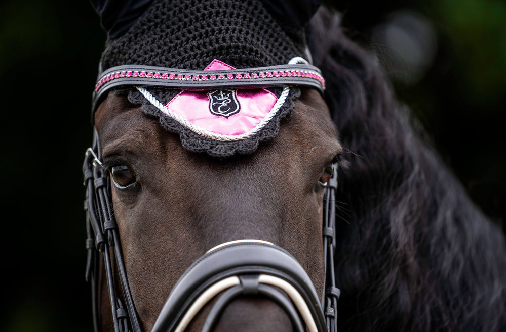 Neon Pink Browband - Equine Exchange Tack Shop