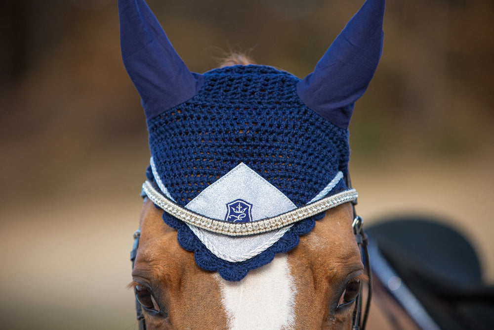 Blue Astra Fly Hat - Equine Exchange Tack Shop
