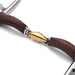 Full Cheek Lozenge Leather Covered Snaffle - Equine Exchange Tack Shop