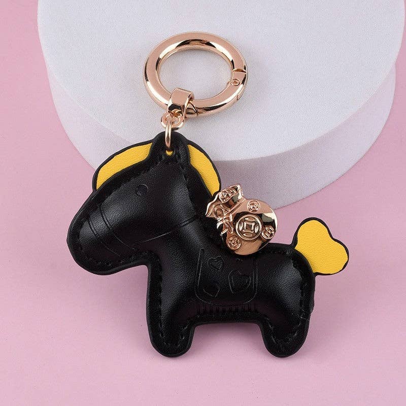 Adorable Horse-Shaped Keychain Pendant - Equine Exchange Tack Shop