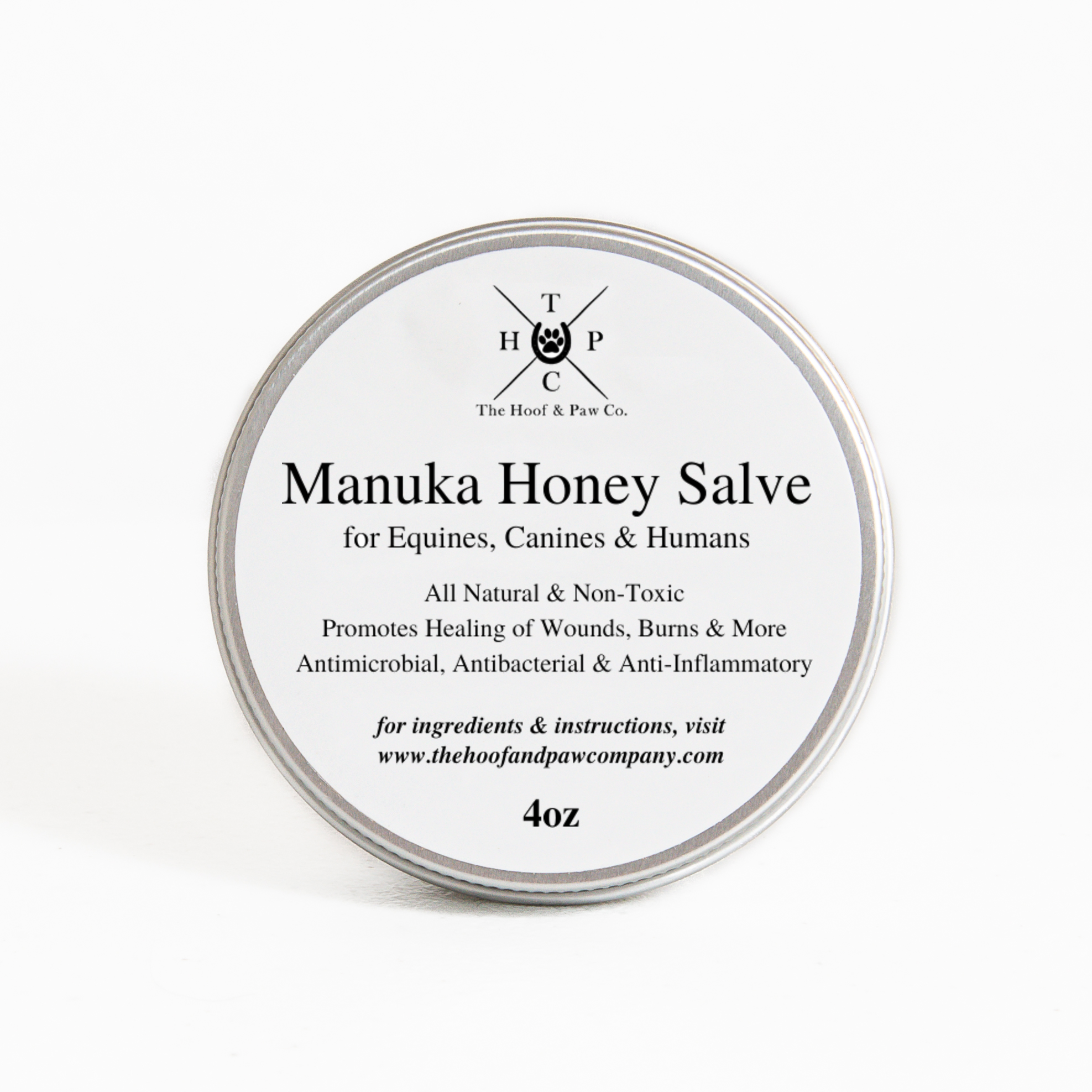 Manuka Honey Healing Salve with Herbal Infusion - For Dogs, Horses & Humans