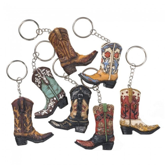Tough1 Cowboy Boot Keychain Assorted - Equine Exchange Tack Shop