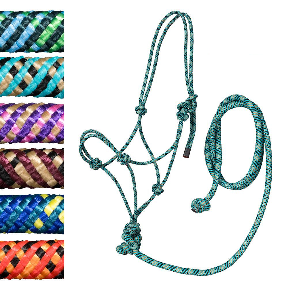 rope halter showing color options