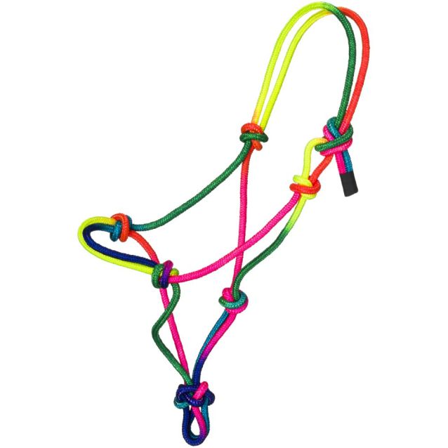 Tough1 Mini Multi-Color Rope Halter - Equine Exchange Tack Shop