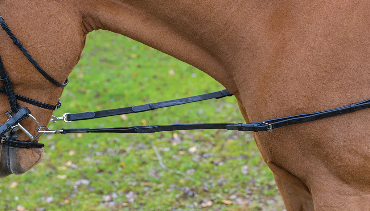 Avignon Leather/Elastic Side Reins PR