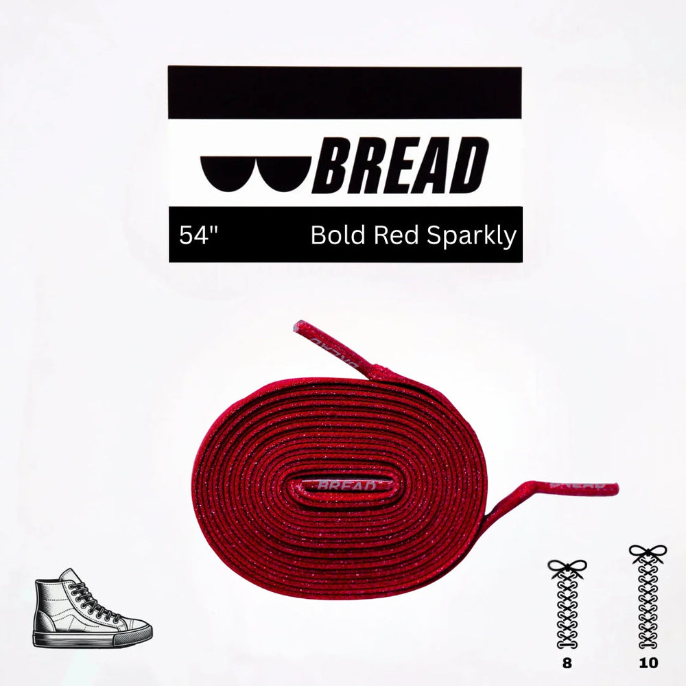 Bold Red Elastic Shoelaces