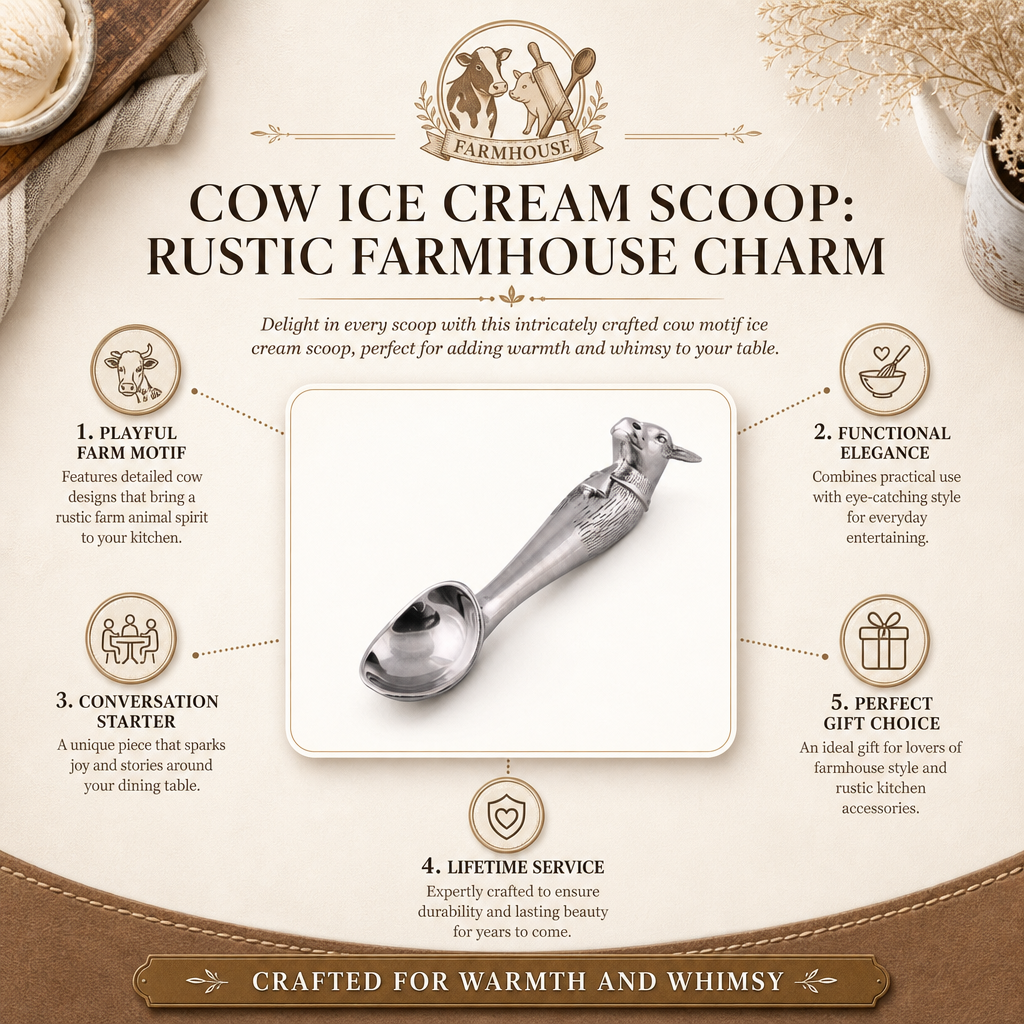 Cow Ice Cream Scoop  