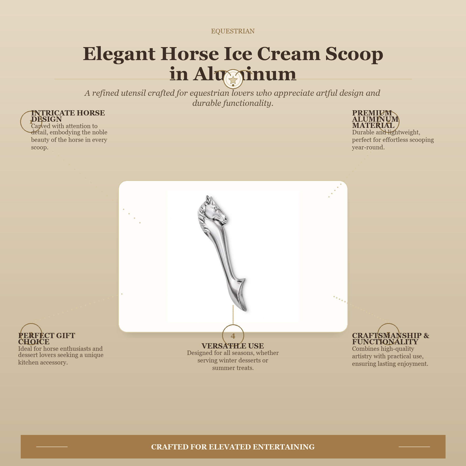Horse Ice Cream Scoop