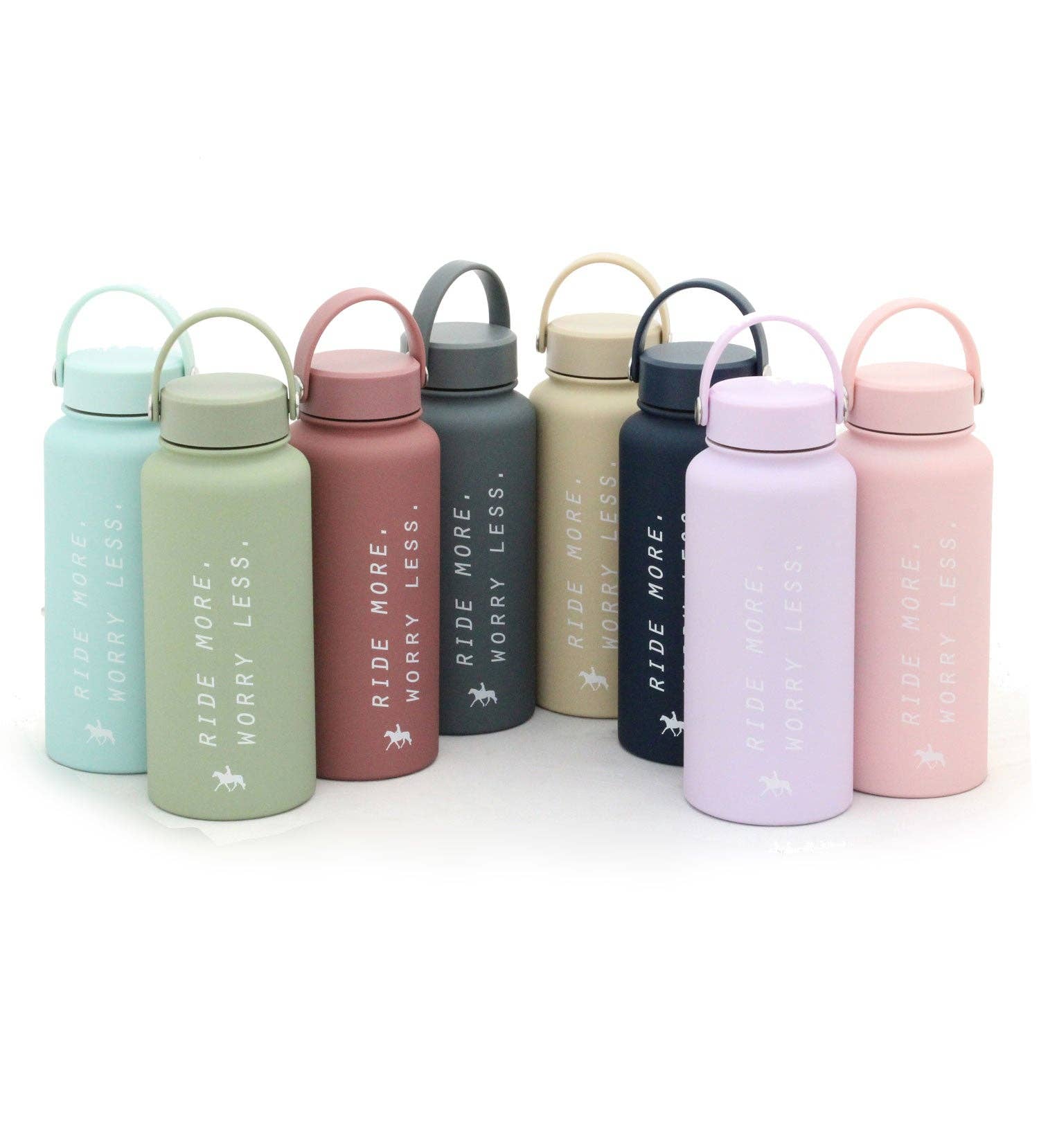 Ride More Worry Less Water Bottle - Equine Exchange Tack Shop