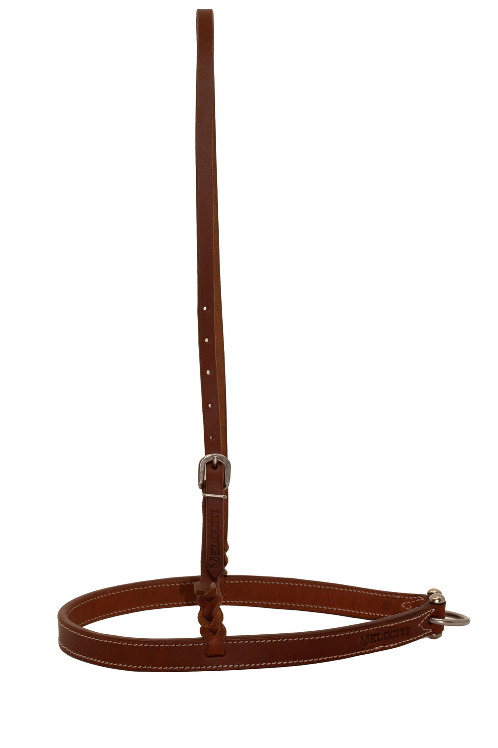 Velociti Leather Tie Down Noseband - Equine Exchange Tack Shop