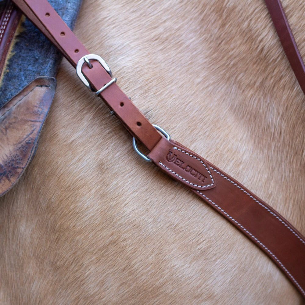 Velociti Shaoed Leather Breastplate - Equine Exchange Tack Shop