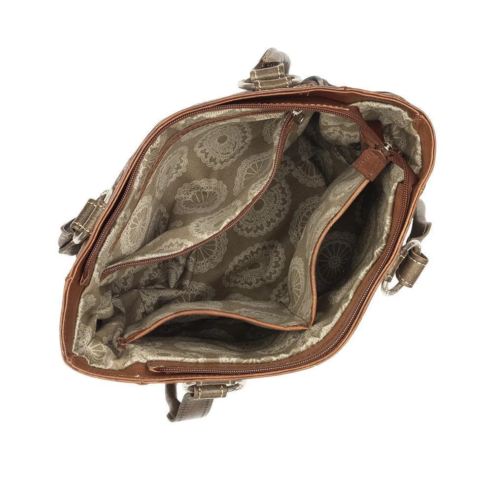 Desert Wildflower Zip‑Top Tote  