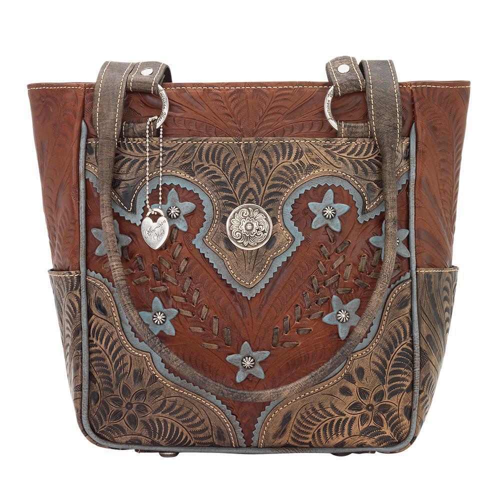 Desert Wildflower Zip‑Top Tote  