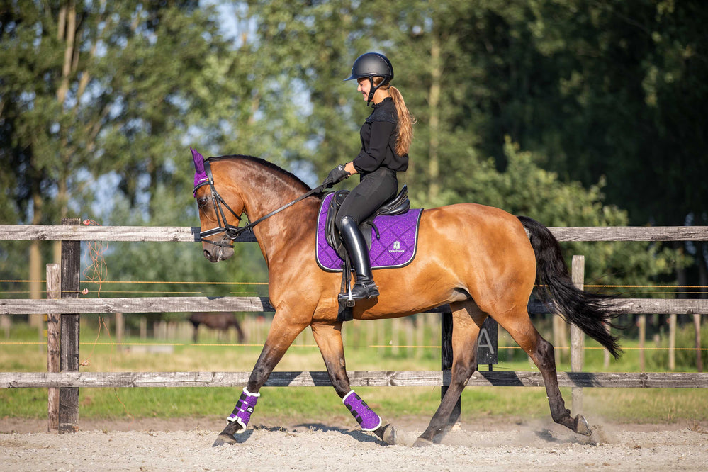 Purple Amethyst Saddle Pad - Equine Exchange Tack Shop